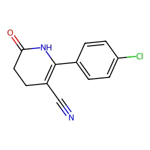 2-(4-Chlorophenyl)-6-oxo-1,4,5,6-tetrahydropyridine-3-carbonitrile structure