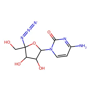 4'-Azidocytidine structure