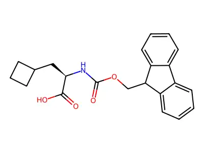 FMOC-BETA-CYCLOBUTYL-D-ALA-OH structure