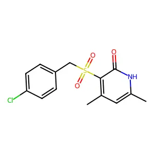 3-[(4-Chlorobenzyl)sulfonyl]-4,6-dimethyl-2-pyridinol structure
