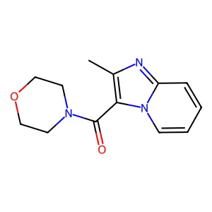 (2-Methylimidazo[1,2-a]pyridin-3-yl)(morpholino)methanone structure