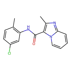 N-(5-chloro-2-methylphenyl)-2-methylimidazo[1,2-a]pyridine-3-carboxamide structure