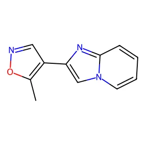 2-(5-Methyl-4-isoxazolyl)imidazo[1,2-a]pyridine structure