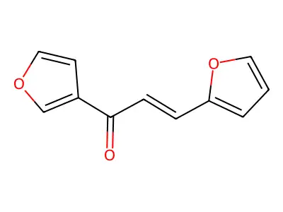 2-Propen-1-one, 3-(2-furanyl)-1-(3-furanyl)- structure