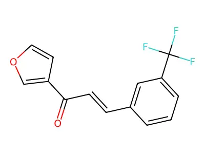 1-(Furan-3-yl)-3-[3-(trifluoromethyl)phenyl]prop-2-en-1-one structure