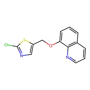 8-[(2-Chloro-5-thiazolyl)methoxy]quinoline structure