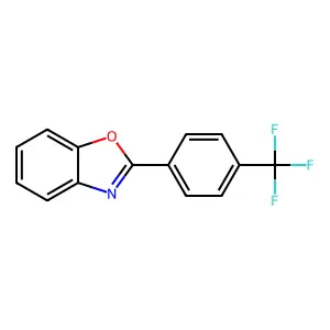 2-[4-(Trifluoromethyl)phenyl]-1,3-benzoxazole structure