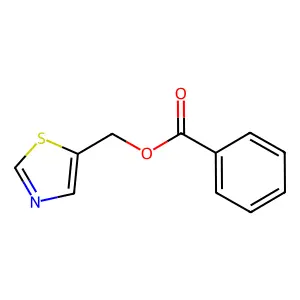 1,3-Thiazol-5-ylmethyl benzenecarboxylate structure