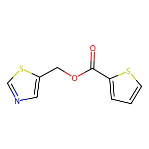 1,3-Thiazol-5-ylmethyl 2-thiophenecarboxylate structure