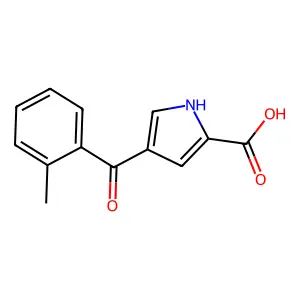 4-(2-methylbenzoyl)-1H-pyrrole-2-carboxylic Acid structure