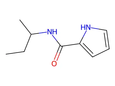 N-(sec-butyl)-1H-pyrrole-2-carboxamide structure