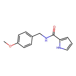N-[(4-methoxyphenyl)methyl]-1H-pyrrole-2-carboxamide structure