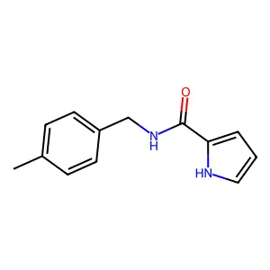 N-((4-Methylphenyl)methyl)-1H-pyrrole-2-carboxamide structure