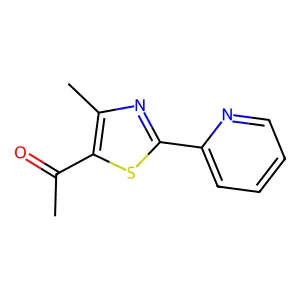 1-(4-Methyl-2-(pyridin-2-yl)thiazol-5-yl)ethanone structure