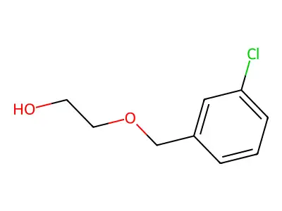 2-[(3-Chlorobenzyl)oxy]-1-ethanol structure