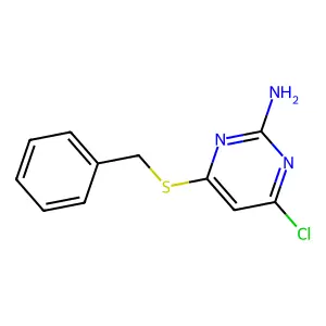 4-(Benzylsulfanyl)-6-chloro-2-pyrimidinylamine structure