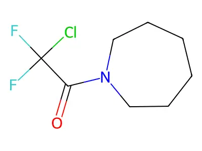 1-(1-Azepanyl)-2-chloro-2,2-difluoro-1-ethanone structure