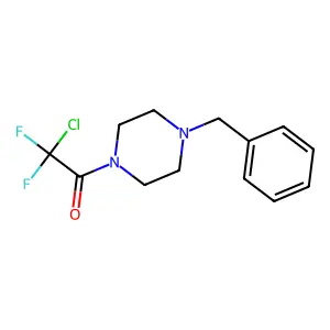 1-(4-Benzylpiperazino)-2-chloro-2,2-difluoro-1-ethanone structure