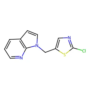 1-[(2-chloro-1,3-thiazol-5-yl)methyl]-1H-pyrrolo[2,3-b]pyridine structure