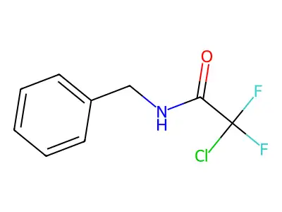N-benzyl-2-chloro-2,2-difluoroacetamide structure