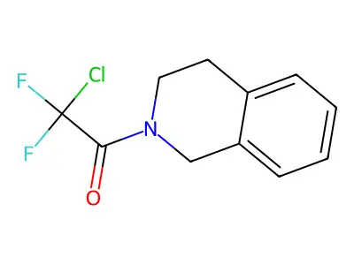 2-Chloro-1-(3,4-dihydroisoquinolin-2(1H)-yl)-2,2-difluoroethanone structure