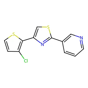 4-(3-Chloro-2-thiophenyl)-2-(3-pyridinyl)thiazole structure