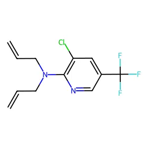 N,N-diallyl-3-chloro-5-(trifluoromethyl)-2-pyridinamine structure