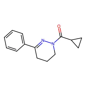 cyclopropyl[3-phenyl-5,6-dihydro-1(4H)-pyridazinyl]methanone structure