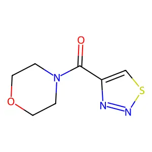 4-(1,2,3-Thiadiazole-4-carbonyl)morpholine structure