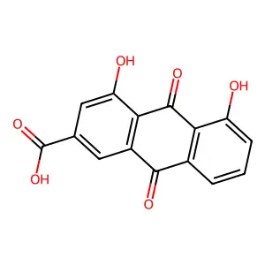 大黃酸 structure