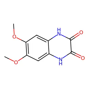 2,3-Dihydroxy-6,7-dimethoxyquinoxaline structure