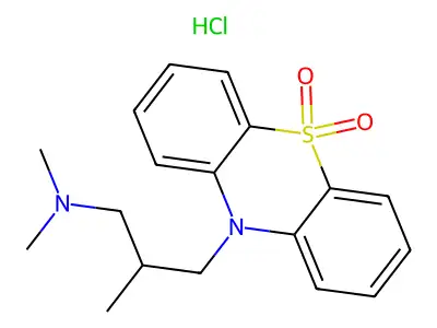 Oxomemazine hydrochloride structure