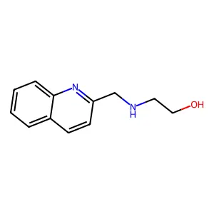2-(Quinolin-2-ylmethyl-amino)-ethanol structure
