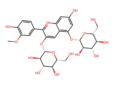 Peonidin 3,5-diglucoside structure