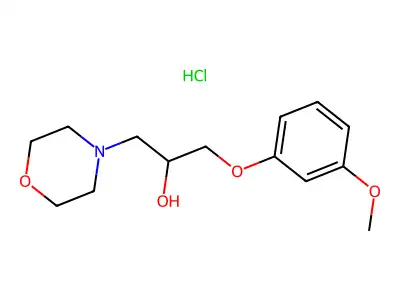1-(3-Methoxyphenoxy)-3-morpholin-4-ylpropan-2-ol structure