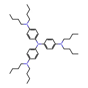 1,4-Benzenediamine, N1,N1-dibutyl-N4,N4-bis(4-(dibutylamino)phenyl)- structure