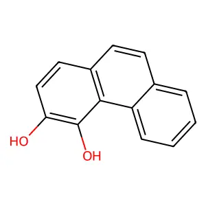 Phenanthrene-3,4-diol structure