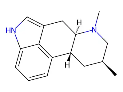 Ergoline, 6,8-dimethyl-, (8alpha)- structure