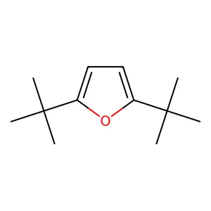 2,5-Di-tert-butylfuran structure