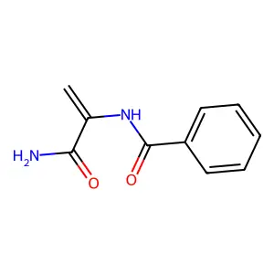 N-(1-Carbamoyl-vinyl)-benzamide structure