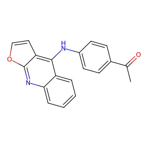 1-(4-(Furo(2,3-b)quinolin-4-ylamino)phenyl)ethanone structure