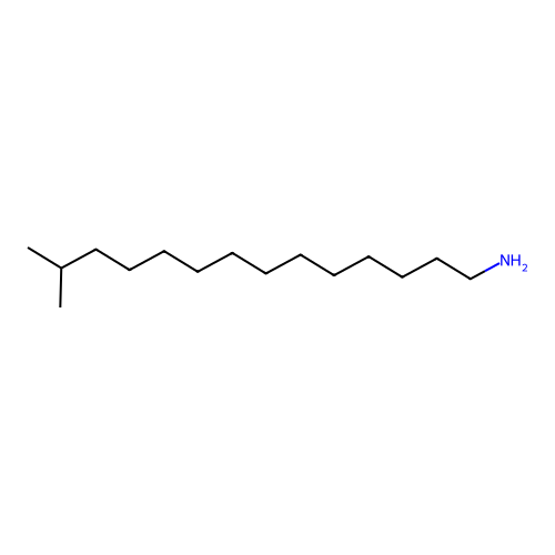 Isopentadecylamine structure