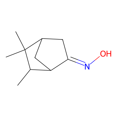 5,5,6-Trimethylnorbornan-2-one oxime structure