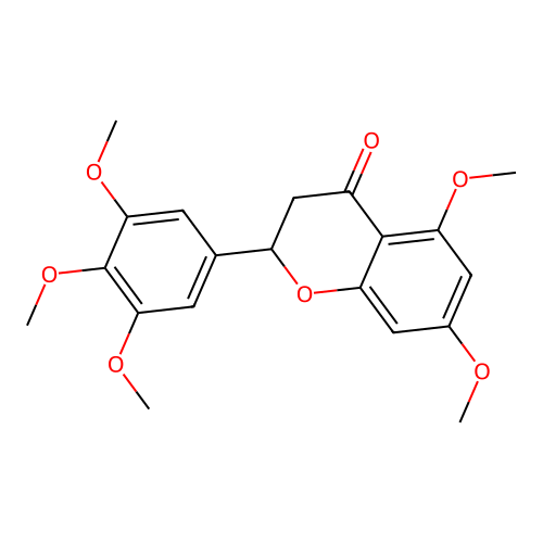5,7,3',4',5'-Pentamethoxyflavanone structure