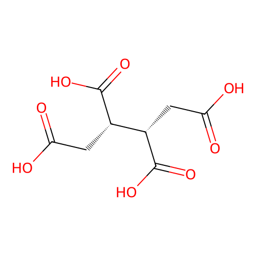 RAC-1,2,3,4-butanetetracarboxylic acid structure