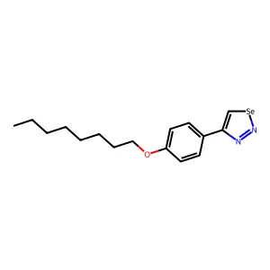 4-(4-Octyloxy-phenyl)-(1,2,3)selenadiazole structure