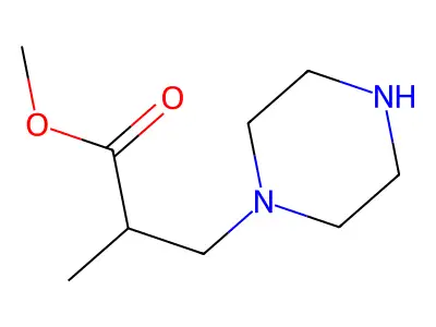 Ethyl 3-(piperazin-1-yl)propanoate structure