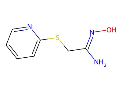 N'-hydroxy-2-pyridin-2-ylsulfanylethanimidamide structure