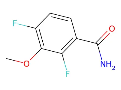2,4-Difluoro-3-methoxybenzamide structure