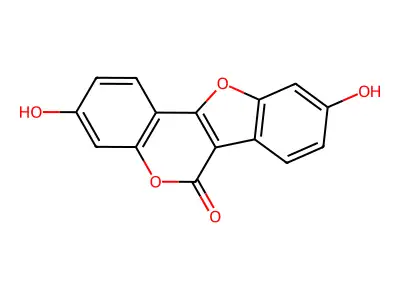 香豆雌酚 structure